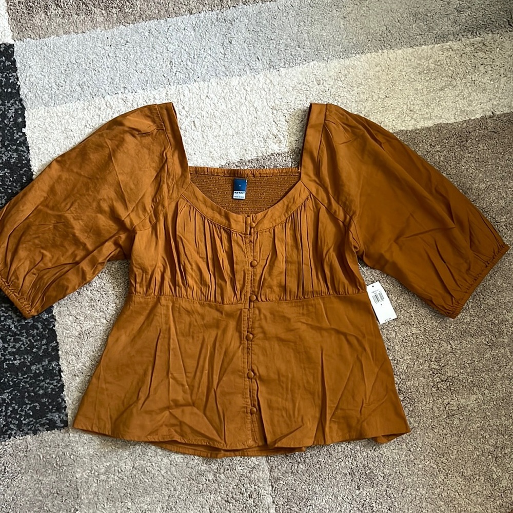 Old Navy Mustard Blouse